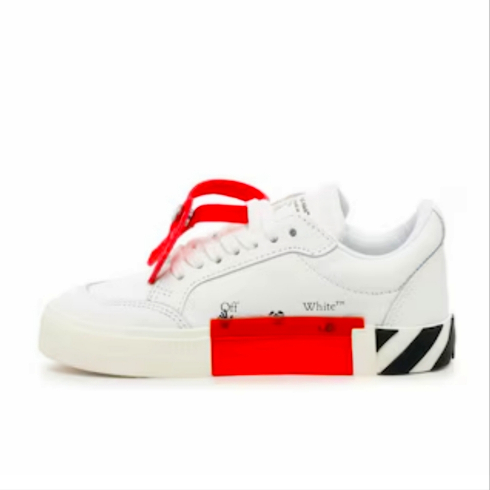 Off-White Vulcanized Lace-Up Sneaker